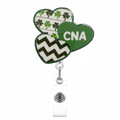 Irish Festival Badge Holder Mit Metall Clip Doctor Krankenschwester Name Kartenhalterhalter Für Student Teacher Hospital Badge Accessoire von LLINthy