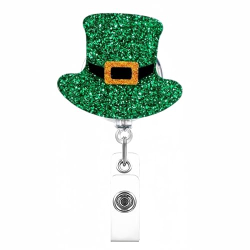Irish Festival Badge Holder Mit Metall Clip Doctor Krankenschwester Name Kartenhalterhalter Für Student Teacher Hospital Badge Accessoire von LLINthy