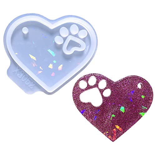 Kreative Herzhunde Klauen Designs Silikonform Tragbares Accessoire Für Handwerkliche Enthusiasten Dekorationsprojekte Schmuckherstellung Tool von LLINthy