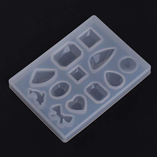 Kristall-Epoxid-Form, Silikonform für Anhänger, Muscheln, Bastelform, Silikon-Schmuckherstellungswerkzeug Kristall-Epoxid-Form, Silikonform für Anhänger, Muscheln, Bastelform, Silikon-Schmuckherstellungswerkzeug von LLINthy