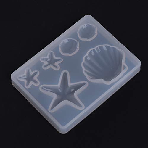 Kristall-Epoxid-Form, Silikonform für Anhänger, Muscheln, Bastelform, Silikon-Schmuckherstellungswerkzeug Kristall-Epoxid-Form, Silikonform für Anhänger, Muscheln, Bastelform, Silikon-Schmuckherstellungswerkzeug von LLINthy