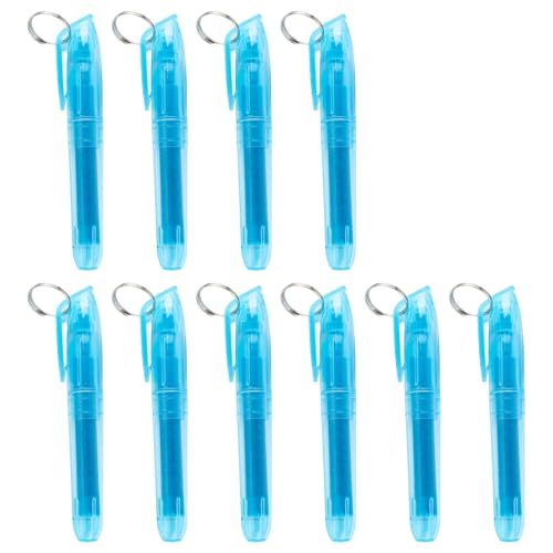LLINthy 10 Insgesamt Kleine Highlighter Obliqued Marker Highlighter Stift Schnelles Trocknen Für Die Büroschule Highlighting Noting Marking Planning Marker von LLINthy
