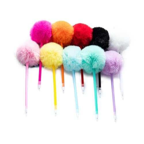 LLINthy 10 Stück Plüsch-Kugelschreiber, kreativer Schreibstift, lustiger Schreibstift, Weihnachtszubehör für Schüler, Klasse, Belohnung LLINthy 10 Stück Plüsch-Kugelschreiber, kreativer Schreibstift, lustiger Schreibstift, Weihnachtszubehör für Schüler, Klasse, Belohnung von LLINthy