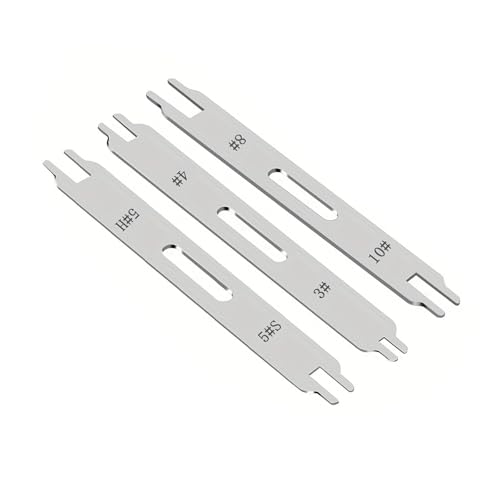 LLINthy 3pcs Reißverschluss Threader Mit Doppelspitze Ergonomischer Für Effiziente Bekleidungsbeutel Reparaturen Reparaturwerkzeug Mit Doppelkopf LLINthy 3pcs Reißverschluss Threader Mit Doppelspitze Ergonomischer Für Effiziente Bekleidungsbeutel Reparaturen Reparaturwerkzeug Mit Doppelkopf von LLINthy