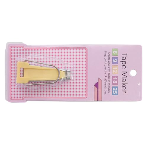 LLINthy Bias Tape Maker 6mm 9 Mm 12 Mm 18 Mm 25 Mm 5 5 Größen Tape Maker Werkzeug Quilt Werkzeug Zum Quilt Und Stoffnähen LLINthy Bias Tape Maker 6mm 9 Mm 12 Mm 18 Mm 25 Mm 5 5 Größen Tape Maker Werkzeug Quilt Werkzeug Zum Quilt Und Stoffnähen von LLINthy