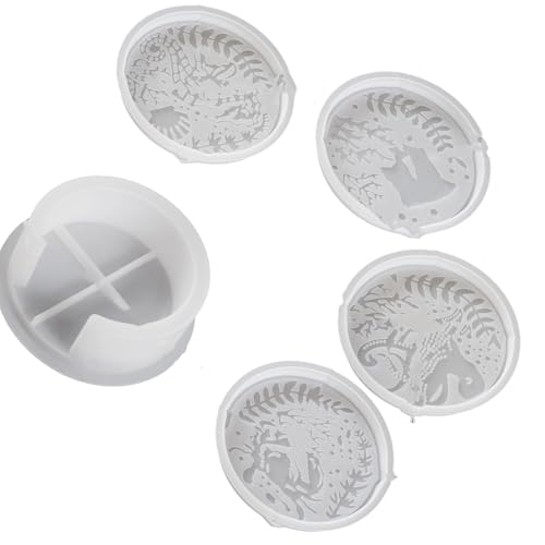 LLINthy Künstlerharz Untersetzer Schimmel Set Mit Ozeanik Themenstabiles Silikon Zum Handwerk Ozeanik Thema Silikonform LLINthy Künstlerharz Untersetzer Schimmel Set Mit Ozeanik Themenstabiles Silikon Zum Handwerk Ozeanik Thema Silikonform von LLINthy