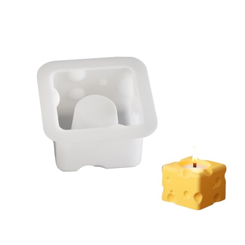 LLINthy Robustes Mehrzweck-Silikon-Käse-Kerzenhalter-Form-Set, tragbar, für Harz, Gips, Bastelbedarf, verschiedene Größen LLINthy Robustes Mehrzweck-Silikon-Käse-Kerzenhalter-Form-Set, tragbar, für Harz, Gips, Bastelbedarf, verschiedene Größen von LLINthy