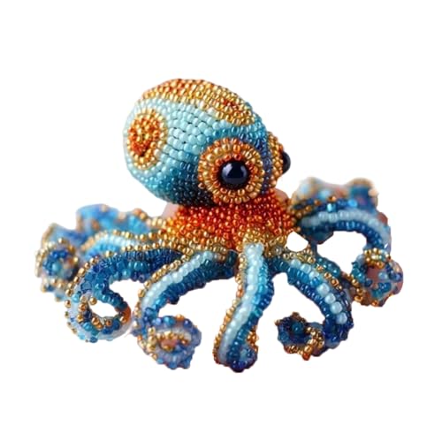 LLINthy Sea Creature Perlen Set Marine Tierperlen Stickerei Mit Anweisung Und Farbig Für Anfänger Anfängerfreundliche Stickereien LLINthy Sea Creature Perlen Set Marine Tierperlen Stickerei Mit Anweisung Und Farbig Für Anfänger Anfängerfreundliche Stickereien von LLINthy