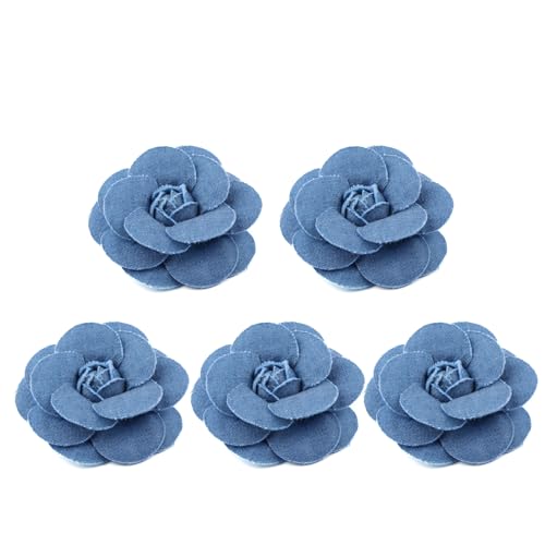 LLINthy Set mit 5 koreanischen Stoffblumen, Verzierungsset für Kleidung, Hüte, Zubehör LLINthy Set mit 5 koreanischen Stoffblumen, Verzierungsset für Kleidung, Hüte, Zubehör von LLINthy