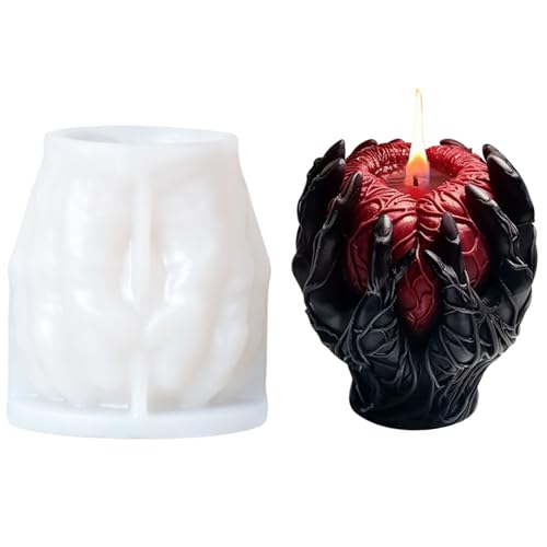 LLINthy Silikonform für Halloween-Duftkerzen, Epoxidharz, Bastelbedarf für Halloween-Dekorationen LLINthy Silikonform für Halloween-Duftkerzen, Epoxidharz, Bastelbedarf für Halloween-Dekorationen von LLINthy