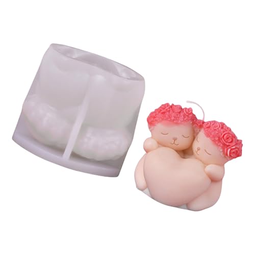 LLINthy Silikonformen für Kerzen, Herzpaare, Bär, für Epoxidharz, Kerzen, Seife, Liebe, Herz, Paar, Bär, Silikonformen LLINthy Silikonformen für Kerzen, Herzpaare, Bär, für Epoxidharz, Kerzen, Seife, Liebe, Herz, Paar, Bär, Silikonformen von LLINthy