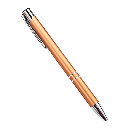 LLINthy Stilvoller Metallstift, einziehbar, nachfüllbar, 1,0 mm Spitze, einziehbarer Stift, Metall-Kugelschreiber für Büro LLINthy Stilvoller Metallstift, einziehbar, nachfüllbar, 1,0 mm Spitze, einziehbarer Stift, Metall-Kugelschreiber für Büro von LLINthy