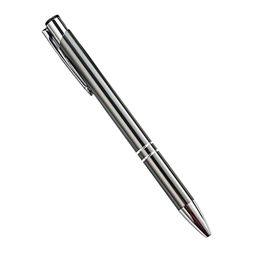 LLINthy Stilvoller Metallstift, einziehbar, nachfüllbar, 1,0 mm Spitze, einziehbarer Stift, Metall-Kugelschreiber für Büro LLINthy Stilvoller Metallstift, einziehbar, nachfüllbar, 1,0 mm Spitze, einziehbarer Stift, Metall-Kugelschreiber für Büro von LLINthy