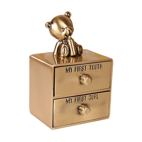 LLINthy Zähne Organizer Behälter Boxen Baby Sammlung Box Zahn Und Märchen Baby Erster Zahn Und Keepsakes Box Haarspeicher LLINthy Zähne Organizer Behälter Boxen Baby Sammlung Box Zahn Und Märchen Baby Erster Zahn Und Keepsakes Box Haarspeicher von LLINthy