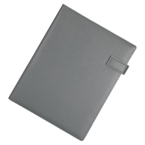 Lederdatei Ordner Closure Dokument Organizer Hülle Konferenzordner Mit Schreibbrett Für Büro 250x320mm Leder Mit Magnetverschluss von LLINthy