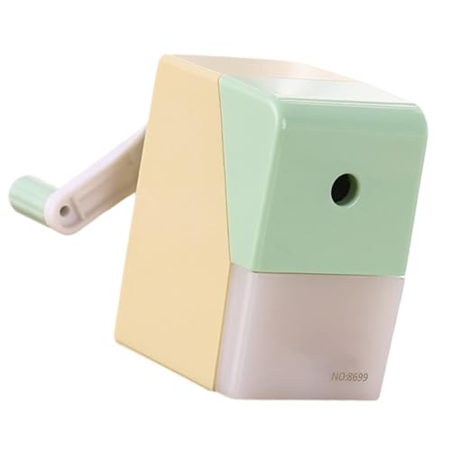 Manueller Bleistiftspitzer mit Behälter, automatische Zufuhr in 2-Gang-Dicke, verstellbar, für Kinder, Künstler, Studenten, Büro Manueller Bleistiftspitzer mit Behälter, automatische Zufuhr in 2-Gang-Dicke, verstellbar, für Kinder, Künstler, Studenten, Büro von LLINthy