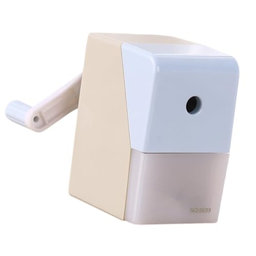 Manueller Bleistiftspitzer mit Behälter, automatische Zufuhr in 2-Gang-Dicke, verstellbar, für Kinder, Künstler, Studenten, Büro Manueller Bleistiftspitzer mit Behälter, automatische Zufuhr in 2-Gang-Dicke, verstellbar, für Kinder, Künstler, Studenten, Büro von LLINthy