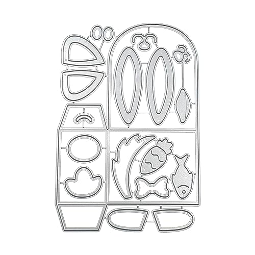 Metall-Stanzformen, Verpackungsbox, Stanzschablonen, Schablonen für Scrapbooking, Alben, Papierkarten, Prägung von LLINthy