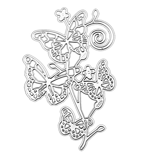 Metall-Stanzformen für Schmetterlinge und Blumen, Spitzenbordüre, Karbonstahl, Stanzformen für Kartenherstellung, Scrapbooking Metall-Stanzformen für Schmetterlinge und Blumen, Spitzenbordüre, Karbonstahl, Stanzformen für Kartenherstellung, Scrapbooking von LLINthy