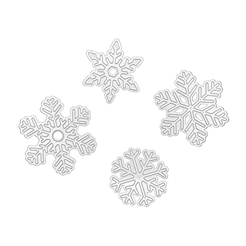 Metall-Stanzformen mit Weihnachtsmotiven, 4 Schneeflocken, Schablone, Scrapbooking, Album, Papier, Karte, Vorlage, Prägung, Handwerk Metall-Stanzformen mit Weihnachtsmotiven, 4 Schneeflocken, Schablone, Scrapbooking, Album, Papier, Karte, Vorlage, Prägung, Handwerk von LLINthy