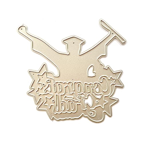 Metall-Stanzformen zum Schulabschluss, zum Basteln, Karbonstahl, Prägeschablone, Schablone, Scrapbooking, für Karten, Stanzformen Metall-Stanzformen zum Schulabschluss, zum Basteln, Karbonstahl, Prägeschablone, Schablone, Scrapbooking, für Karten, Stanzformen von LLINthy