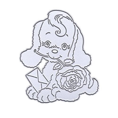 Metall-Stanzschablone mit Hundemotiv, Prägeschablone für Scrapbooking Metall-Stanzschablone mit Hundemotiv, Prägeschablone für Scrapbooking von LLINthy