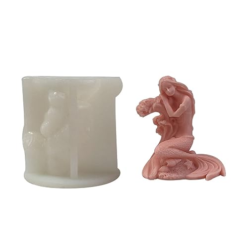 Modische Meerjungfrauen-Silikonform, exquisite Meeresmotive, Duftformen, Aromatherapie, Harzformen Modische Meerjungfrauen-Silikonform, exquisite Meeresmotive, Duftformen, Aromatherapie, Harzformen von LLINthy
