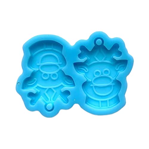 Ohrring Silikon Bastelform Weihnachtsversorgung Für Frauen Schmuck Anhänger Handwerk Handwerk Guss Ohrring Schimmel Weihnachtserie Epoxidharz Schimmel Guss Ohrringformen Für Schmuckhaus von LLINthy