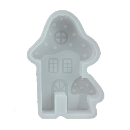 Pilzhaus Silikonkerzenformen Für Epoxidharz Handgefertigte Kerzenseife Gips Silikonformen Für Home Decoration Food Grade Silikonform von LLINthy
