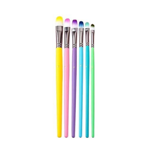 Pinsel Set 6pcs Runde Spitzen Spitze Nylon Haarbürsten Für Acryl Aquarellöl Gouache Gesichtsnägelkunst Nylon Haarpinsel Pinsel Aquarell Set Ölmalerei Acrylic Pinsel Set 6pcs Runde Spitzen Spitze Nylon Haarbürsten Für Acryl Aquarellöl Gouache Gesichtsnägelkunst Nylon Haarpinsel Pinsel Aquarell Set Ölmalerei Acrylic von LLINthy