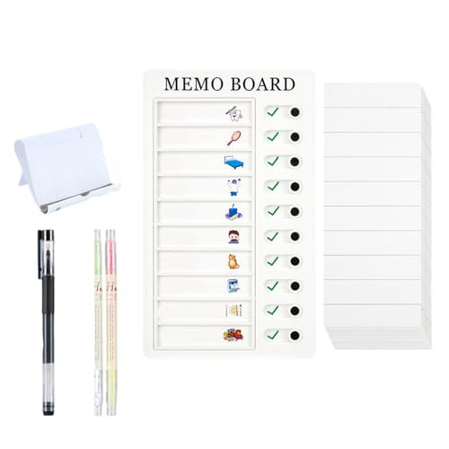 Portable Chore Diagramm Für Kinder Portable CHORE Chart Checklist Board Daily Schedule Board Memoboard Für Routineplanung Routine Diagramm von LLINthy