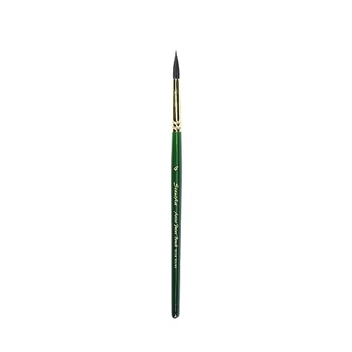 Professioneller Aquarell-Pinsel mit gemischtem Haar, rund, feine Spitze, Detail-Pinsel für Kunstmalerei, Gouache, feine Details Professioneller Aquarell-Pinsel mit gemischtem Haar, rund, feine Spitze, Detail-Pinsel für Kunstmalerei, Gouache, feine Details von LLINthy
