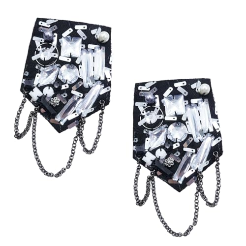 Punk Metall Fransen Elektroschetten Für Anzug Dress Accessoires Anzug Dekoration Quasten Tassels Elektro Schulterabzeichen Dekore Punk Metall Fransen Elektroschetten Für Anzug Dress Accessoires Anzug Dekoration Quasten Tassels Elektro Schulterabzeichen Dekore von LLINthy