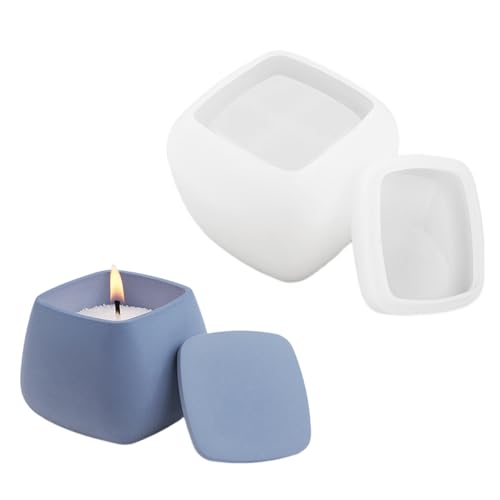 Quadratische Silikonformen für Tassen, kubische Form, Harzglas, Silikonformen für Epoxidharz-Halter, Aufbewahrungsglas Quadratische Silikonformen für Tassen, kubische Form, Harzglas, Silikonformen für Epoxidharz-Halter, Aufbewahrungsglas von LLINthy