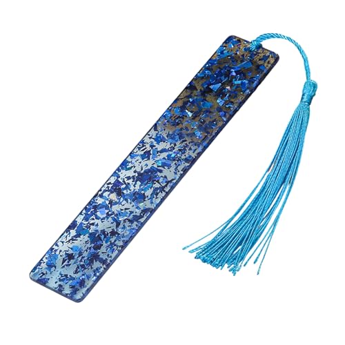 Rechteckige Lesezeichen Kreative Lesezeichen Seitenmarker Mit Tassels Acryl Dekoration Für Buchliebhaber Rechteckige Seitenmarker Acryl Lesen Für Schüler von LLINthy