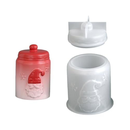 Santa Inspirierte Weihnachtsbaum Silikonhandwerk Schmuck Schmuck Lagerharz Gussbehälter Sukkulenten Töpfe Dekore Santa Design Silikonschmuckform von LLINthy