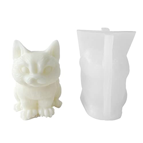 Seifenformen Kerzenform Silikonhandwerksformen Niedliche Katze Geformte Silikonmaterial Perfektes Geschenk Für Handherstellungsliebhaber Silikonseife Für Seifenherstellung von LLINthy