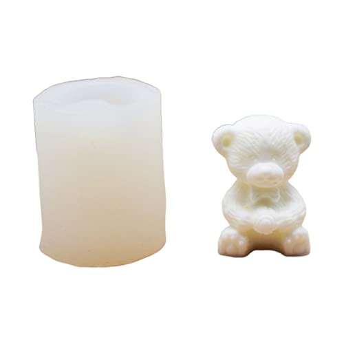 Silikon Fondant Schimmel Cartoon Süßes Kleines Bären Handgefertigt Kerzenharz Bastelkuchen Dekorationstool Für Küche Haltbares Geschenk Silikon Fondant Schimmel Cartoon Süßes Kleines Bären Handgefertigt Kerzenharz Bastelkuchen Dekorationstool Für Küche Haltbares Geschenk von LLINthy