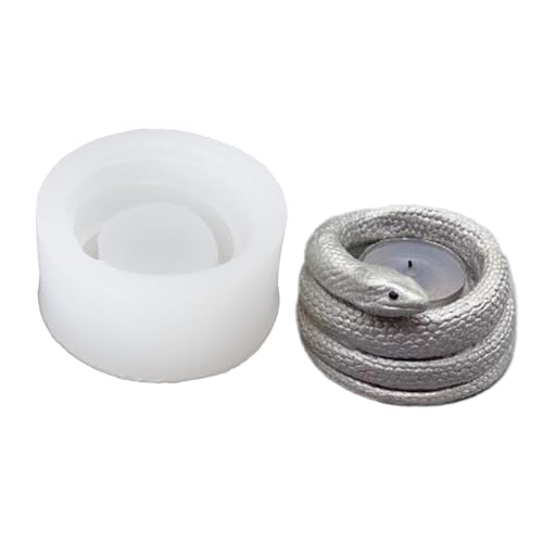 Silikonform für Kerzenständer in Schlangenform, unregelmäßiger Halter, Werkzeug, Tischdekoration, Gipsform von LLINthy