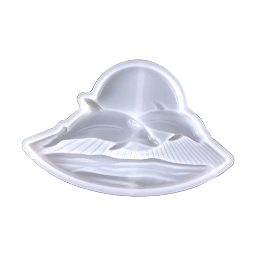 Silikonform mit Sonnen-Delfin-Anhänger, wiederverwendbar, Seifenherstellung, Geschenk, Zubehör von LLINthy