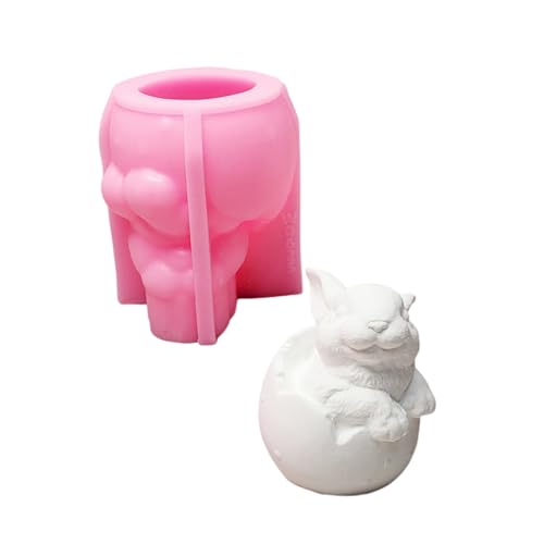 Silikonformen Kerzenform Kaninchen Pflaster Formen Gussformen Ornament Formen Seife Epoxidharz Formen Ranse von LLINthy