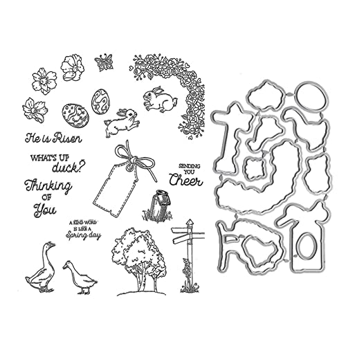 Transparente Oster-Stempel und Stanzformen für Kartenherstellung, Fotoalbum, Dekorationen, Stanzformen, Siegel, Scrapbooking von LLINthy