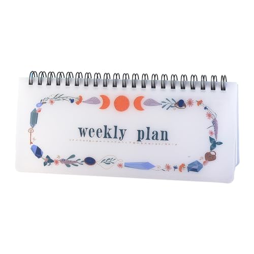 Unated Weekly Planer Twin Coil Bindungsplaner Tränenstraße Journal Notebook Termin Für Frauen Weekly Agenda Journal von LLINthy