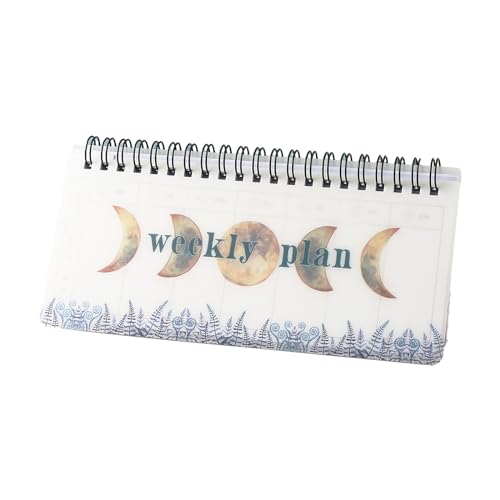 Unated Weekly Planer Twin Coil Bindungsplaner Tränenstraße Journal Notebook Termin Für Frauen Weekly Agenda Journal von LLINthy