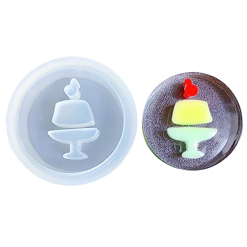 Weiches Silikonform Eiscreme Form Harz Kunst Bastel Handgemachtes Anhänger Zauberschmuck Schmuckzubehör Kristall Epoxidharz Schimmelpilze Handgefertigtes Handwerk Schmuck Schmuck von LLINthy