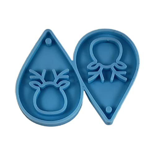 Weihnachtsohrringe Epoxidharz Schimmel Ohrstolpe Dangler Anhänger Silikonform Handwerk Schmuck Halskette Gusswerkzeug Epoxidharz Schimmel Silikon Groß von LLINthy