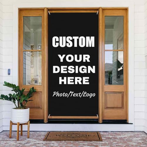 LLLGSH Personalisierte Türabdeckung Banner, Personalisierte Tür Banner Hintergrund, Dekorations Tür Banner mit Foto/Text/Logo, Geburtstags Abschlus Hochzeit Halloween Weihnachts Banner, 185 x 90 cm LLLGSH Personalisierte Türabdeckung Banner, Personalisierte Tür Banner Hintergrund, Dekorations Tür Banner mit Foto/Text/Logo, Geburtstags Abschlus Hochzeit Halloween Weihnachts Banner, 185 x 90 cm von LLLGSH