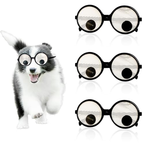 LLMSIX 3 Stück Lustige Brillen,Schüttelt Augen Brillen Lustige Party Brille Neuartige Spoof Brille Wackelaugen Brille für Foto Requisiten Cosplay Halloween Party LLMSIX 3 Stück Lustige Brillen,Schüttelt Augen Brillen Lustige Party Brille Neuartige Spoof Brille Wackelaugen Brille für Foto Requisiten Cosplay Halloween Party von LLMSIX