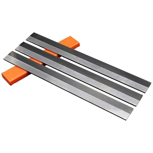 LLMWFA 3 Stück TCT-Hobelmesser 120 x 30 mm, Hartholzhacker mit Dicke von 200, 500 Hartmetall-Hobelmesser(500x30x3mm) von LLMWFA
