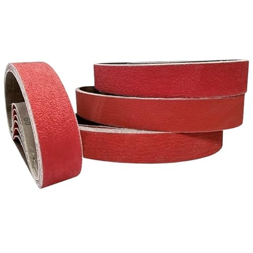 LLMWFA 4 Stück Keramikbänder Schleifbänder, P36 80 120 Keramikband, 27 * 2 48 * 2 79 * 2 Zoll Keramikschleifband(36 * 27 INCH*2 INCH) von LLMWFA